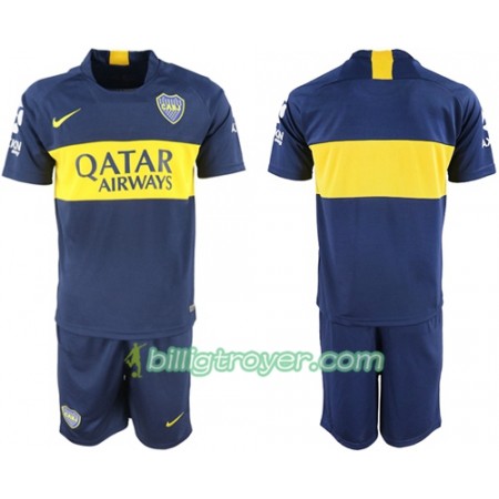 Billige Fotballdrakter Boca Juniors Barn Hjemmedraktsett 2018/19 Kortermet